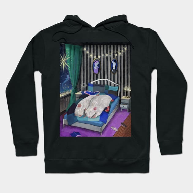 Rats in the Bedroom Hoodie by argiropulo